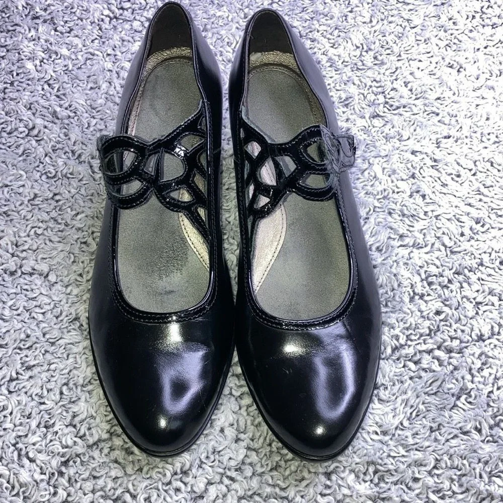 NAOT 9 Luma Black Leather Mary Jane shoes